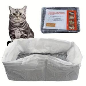 Rețea de filtrare pentru litiera pisicii (10 bucăți) CATNET